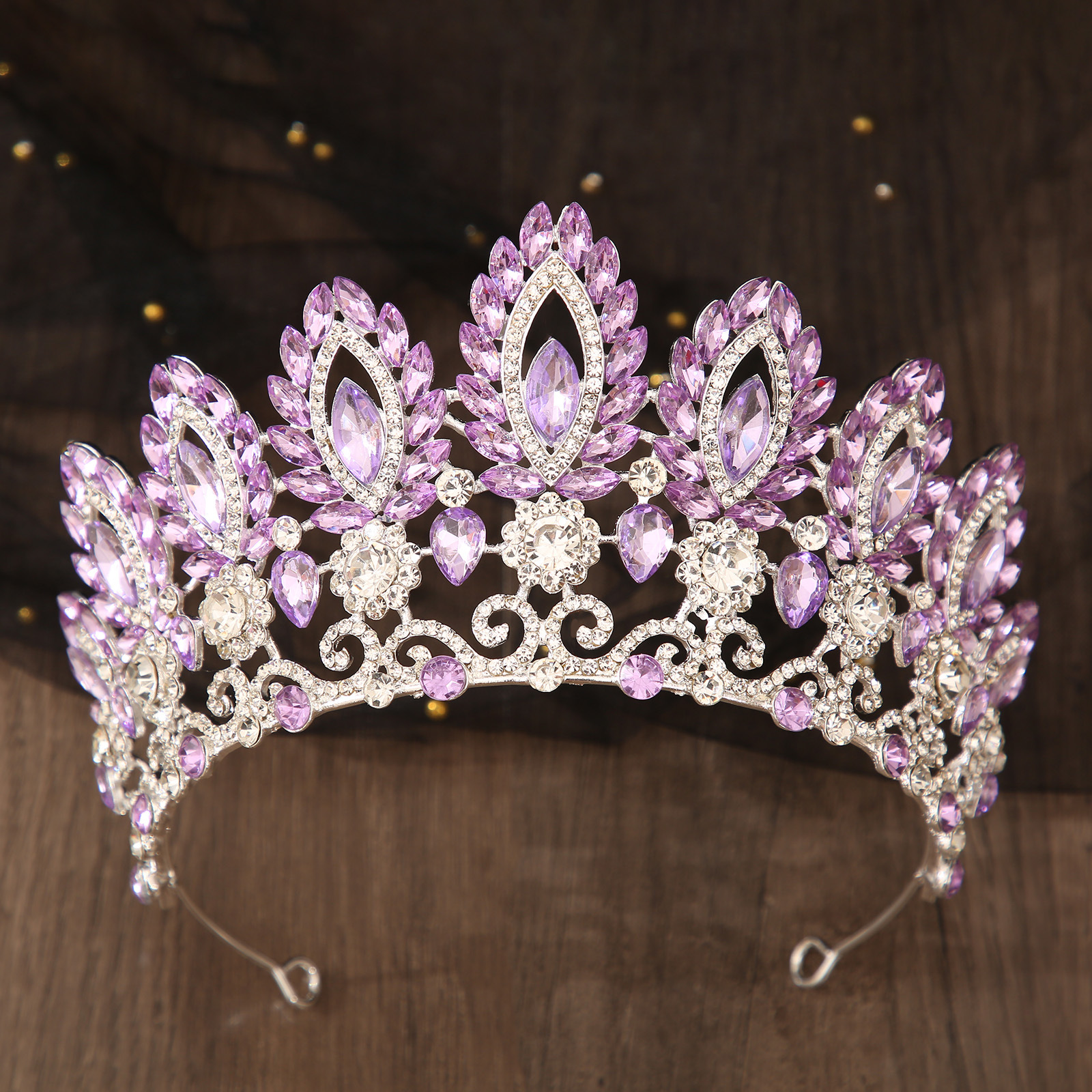 Royal Queen Pageant Crown Big  - Women Jewelry Accessories For Black Dress recensione e prezzo