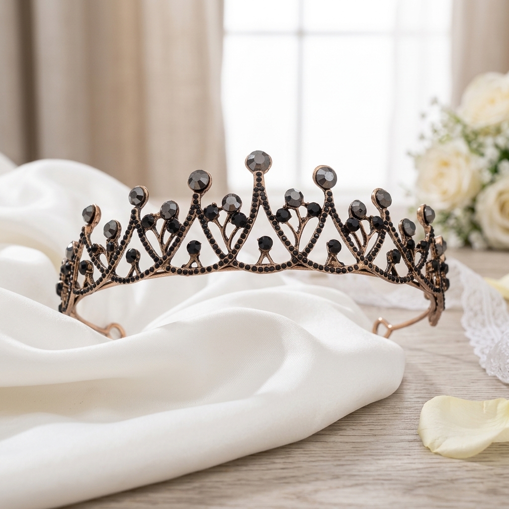 Bridal Crown Headpiece Pearl L - Women'S Vintage Accessories recensione e prezzo