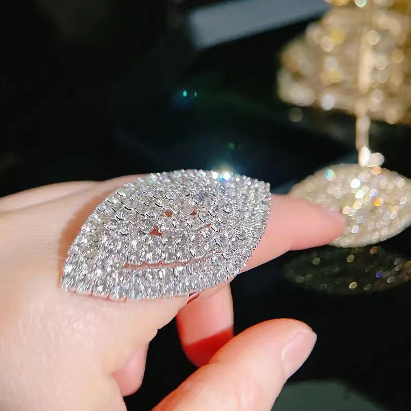 Red Black Rhinestone Eye Shape - Women Jewelry Accessories For Black Dress recensione e prezzo