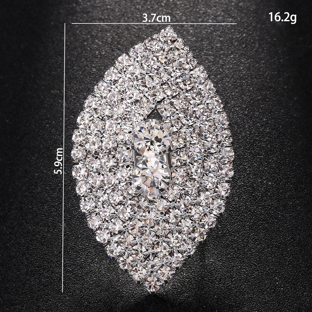 Red Black Rhinestone Eye Shape - Women Jewelry Accessories For Black Dress recensione e prezzo
