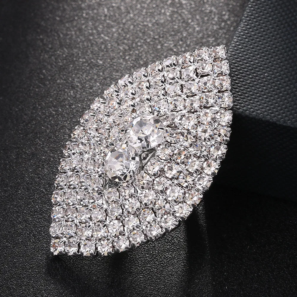 Red Black Rhinestone Eye Shape - Women Jewelry Accessories For Black Dress recensione e prezzo