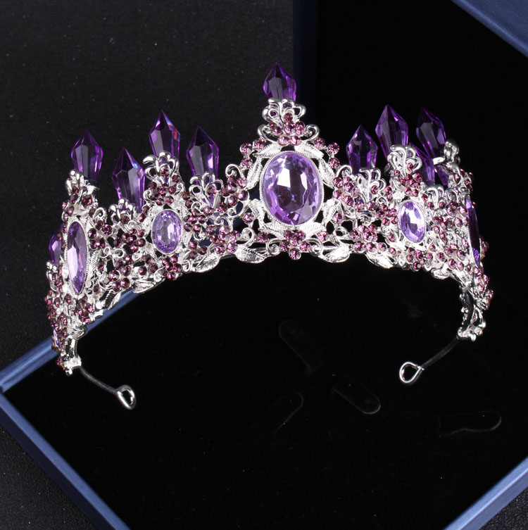 Noble Purple Crystal Bridal Je - Women Jewelry Accessories For Black Dress recensione e prezzo