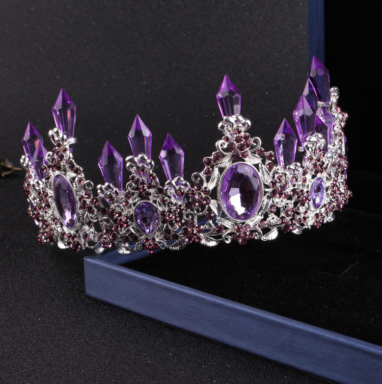 Noble Purple Crystal Bridal Je - Women Jewelry Accessories For Black Dress recensione e prezzo