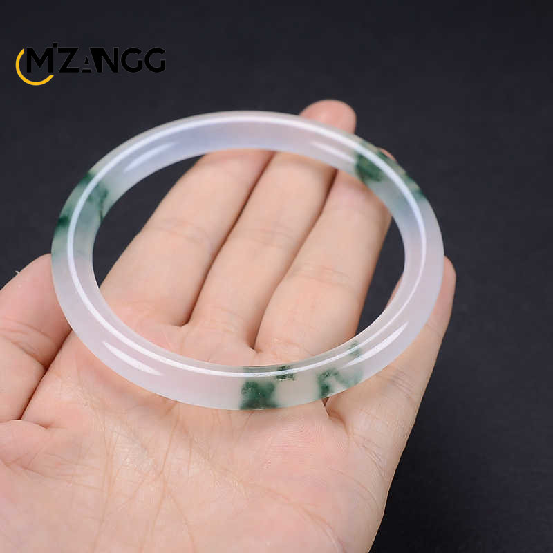 Natural Green Jadeite Bangle J - Women Accessories For Hand recensione e prezzo