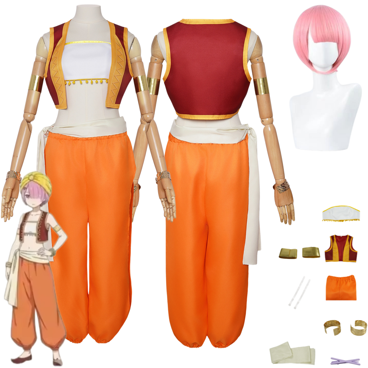 Anime Re:Life in A Different W - Women'S Yellow Accessories recensione e prezzo