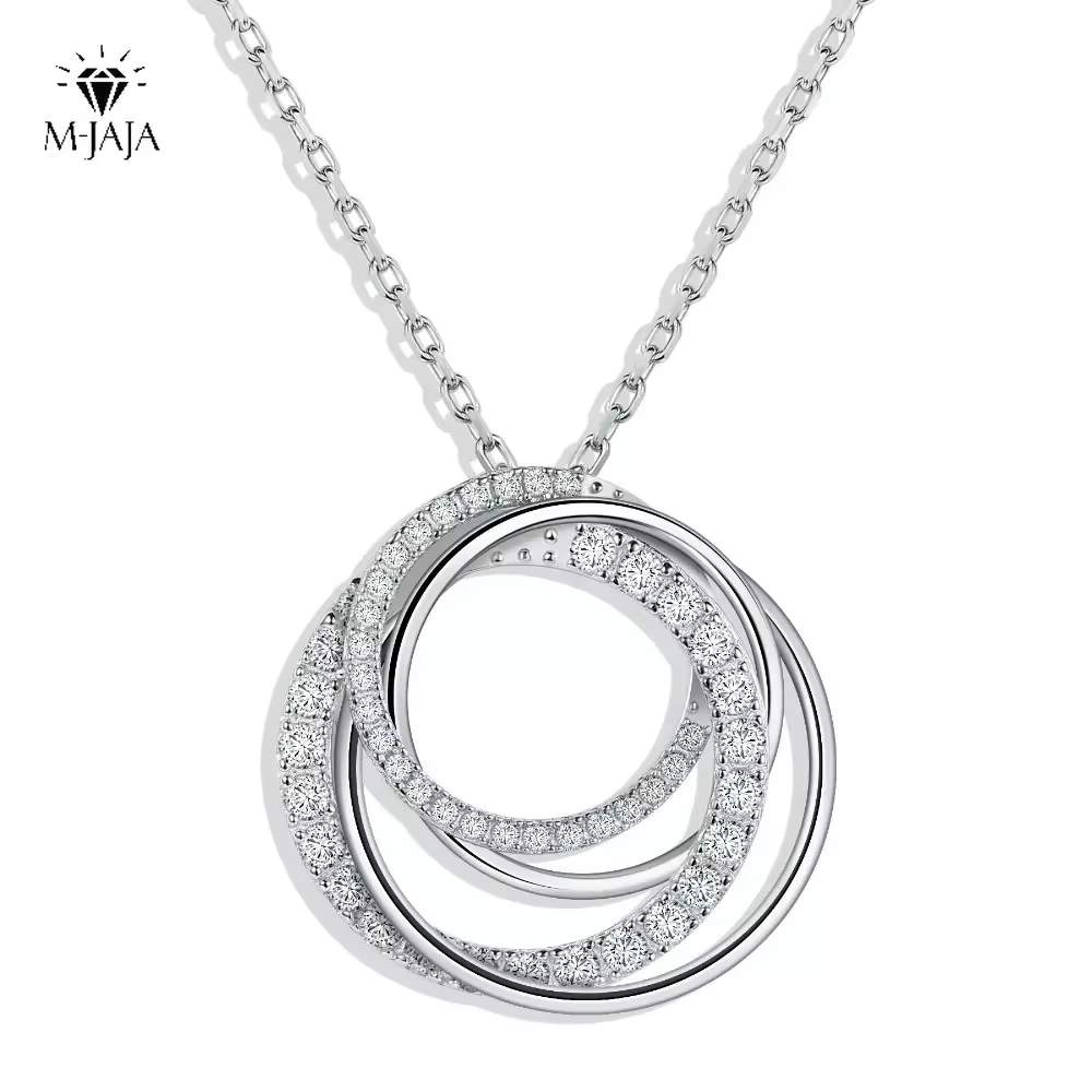 M-JAJA Moissanite Pendant Neck - Layered Necklace Set recensione e prezzo