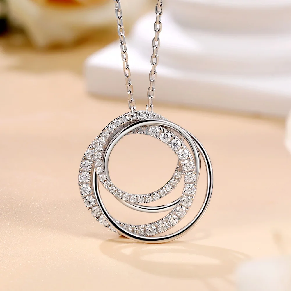 M-JAJA Moissanite Pendant Neck - Layered Necklace Set recensione e prezzo