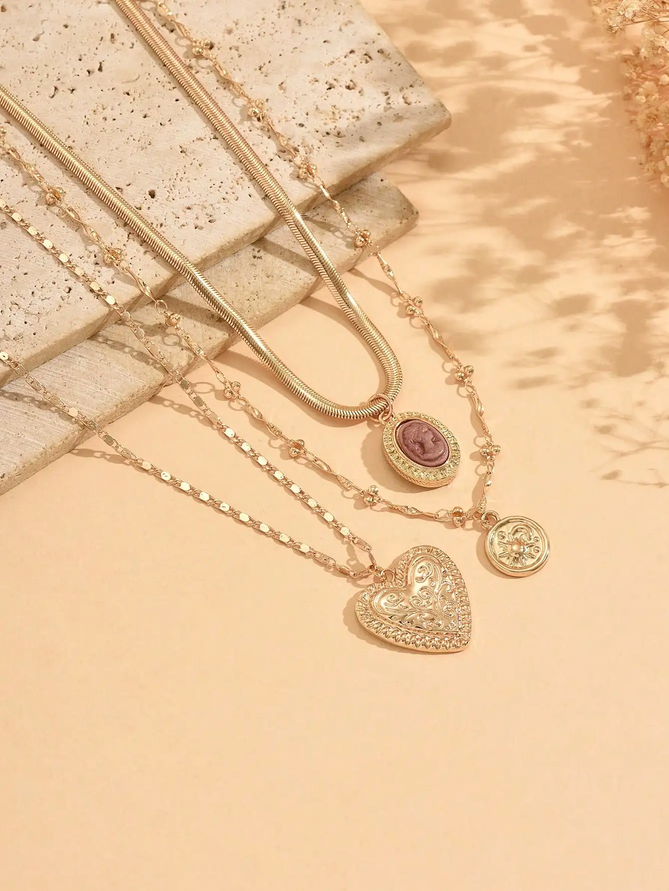 Perfect gift,3pcs/Set Vintage  - Layered Necklace Set recensione e prezzo