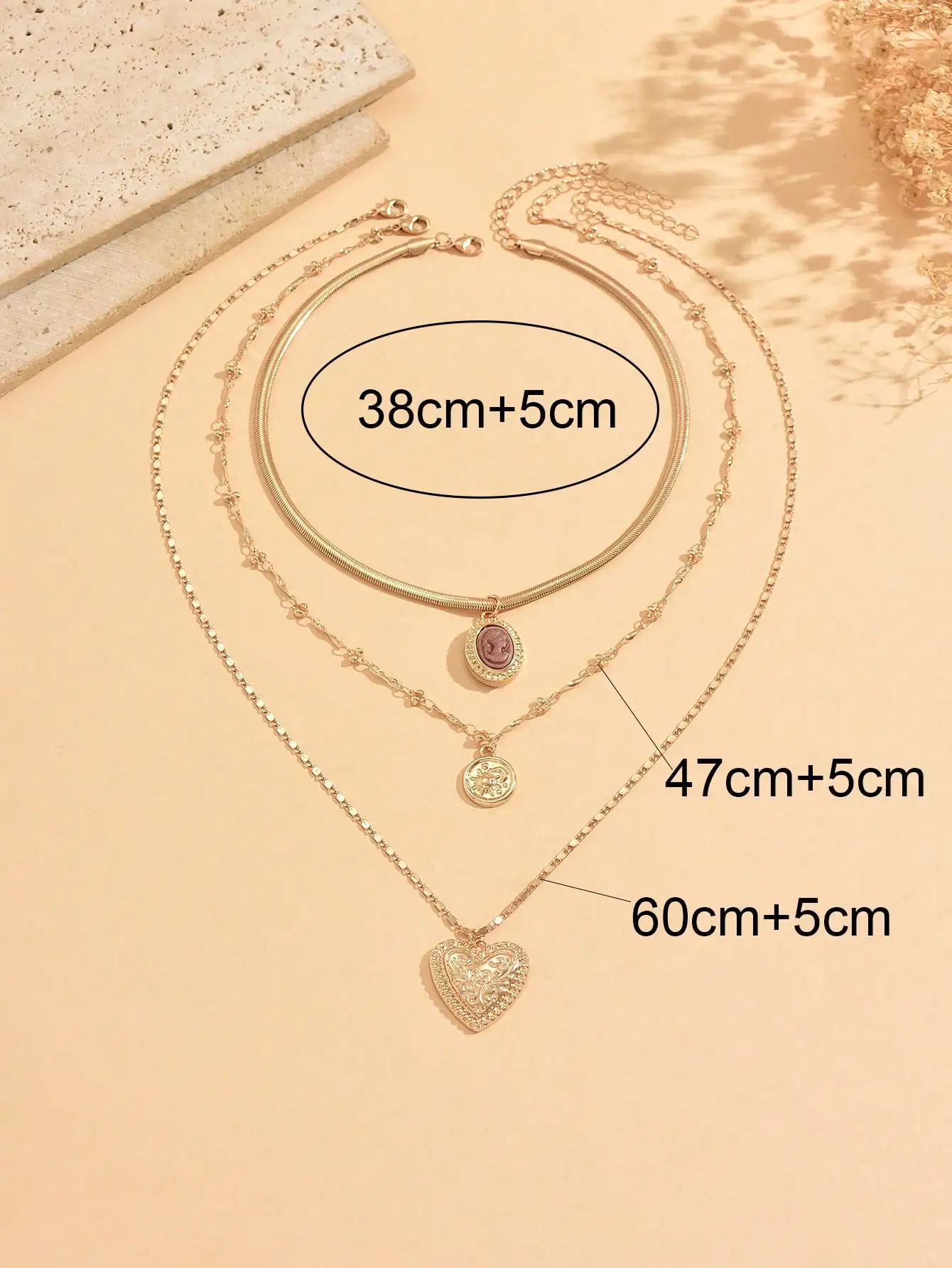 Perfect gift,3pcs/Set Vintage  - Layered Necklace Set recensione e prezzo
